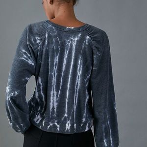 Anthropologie Pilcro blue tie dye sweatshirt S